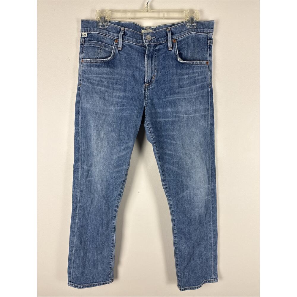 Citizens of Humanity Elsa Denim Jeans Mid Rise Slim Fit Crop Premium Vintage 29